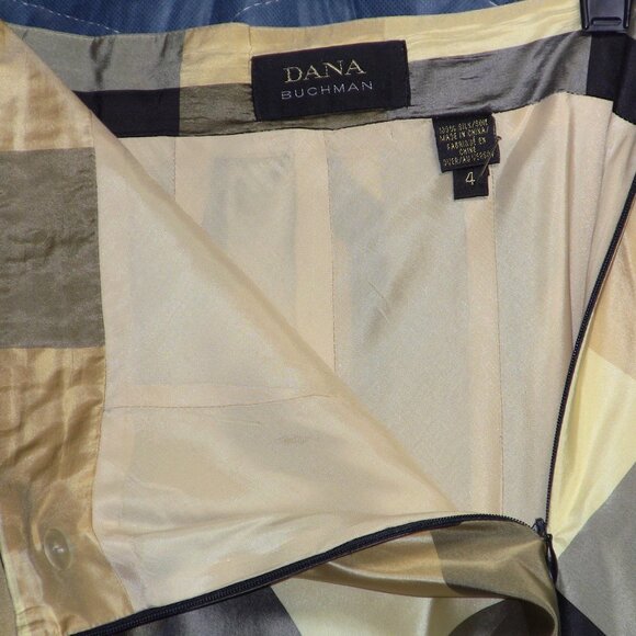 Dana Buchman Lined Silk Skirt - size 4 - Picture 3 of 7